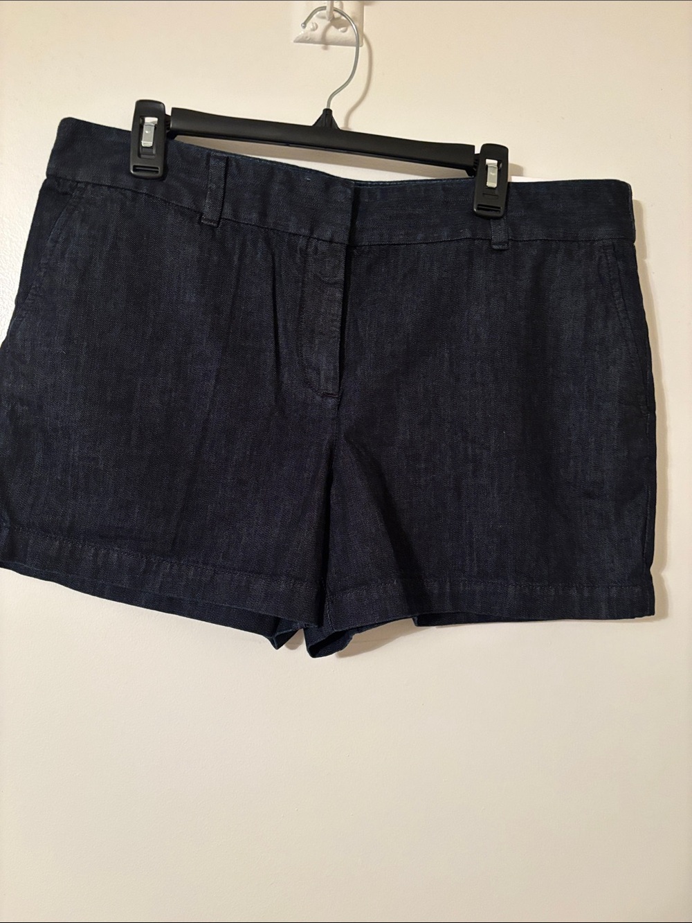 LOFT Dark Navy Denim Shorts